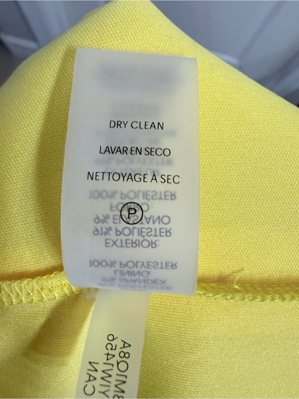 Calvin Klein Yellow Cap-Sleeve Sheath Midi Dress - Picture 7 of 8